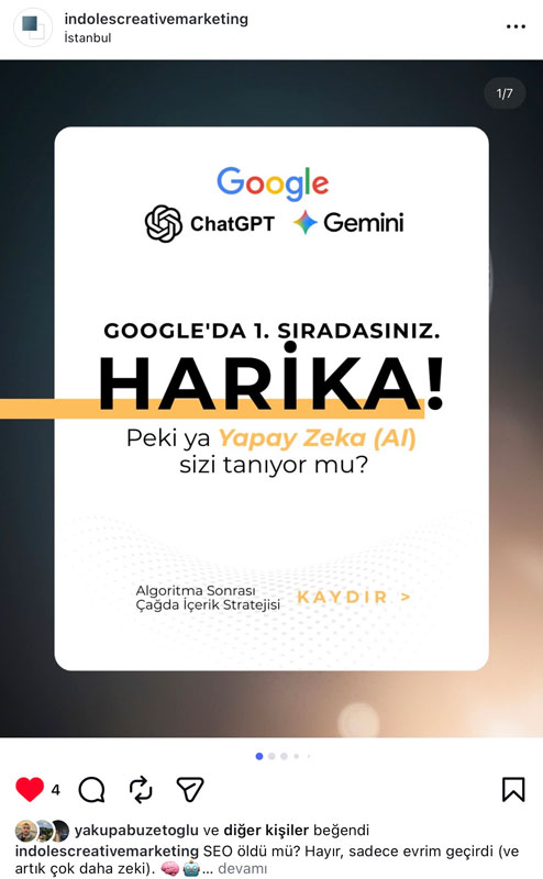 ADUARDO Mind ile üretilmiş örnek sosyal medya görseli